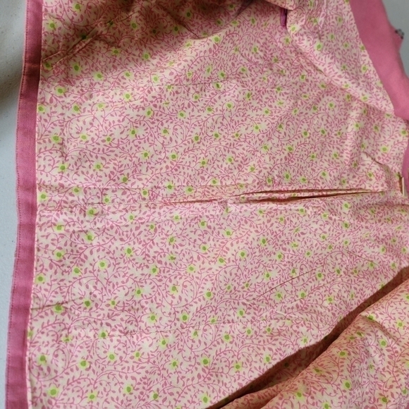 Sigrid Olsen Linen Blend Pink Lined   Sz. 14 Blazer Jacket - Picture 9 of 11